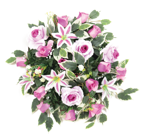 composition fleurs artificielles